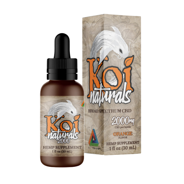 Koi CBD Broad Spectrum Tincture*** / Orange / 2000mg